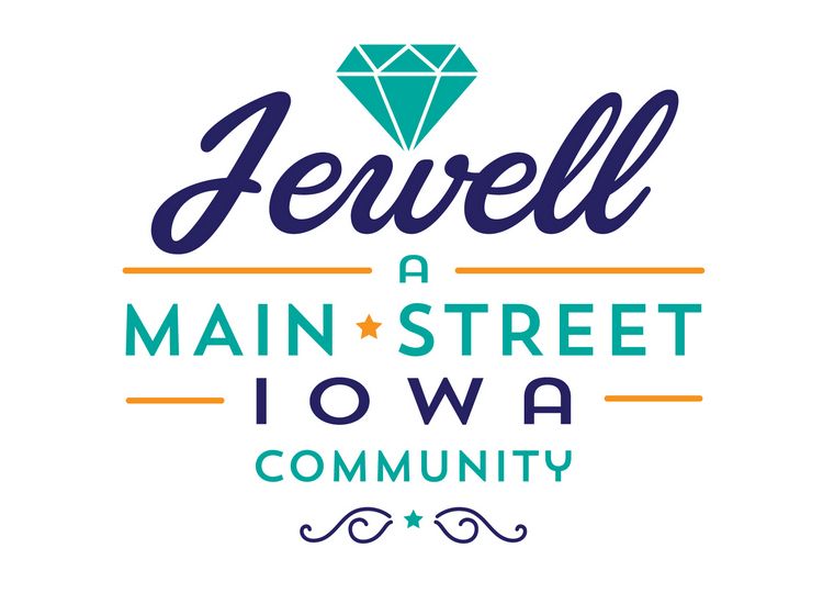 Jewell a Main Street Iowa Community Logo